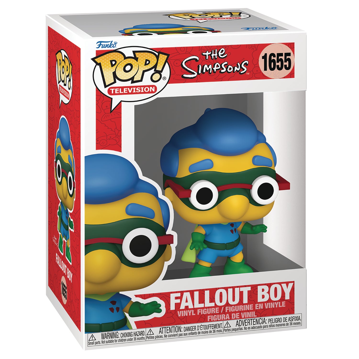 Funko Pop! The Simpsons: Milhouse as Fallout Boy Vinyl Figure #1655
