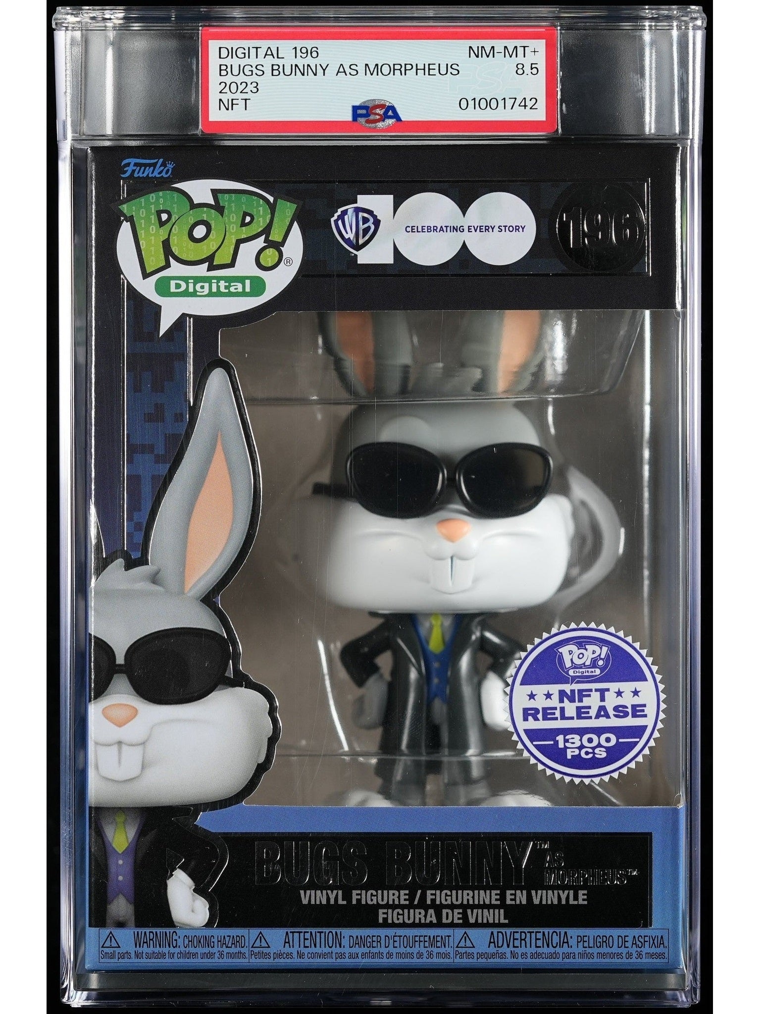 Funko Pop! WB 100th: Bugs Bunny as Morpheus (PSA Graded) Vinyl Figure #196