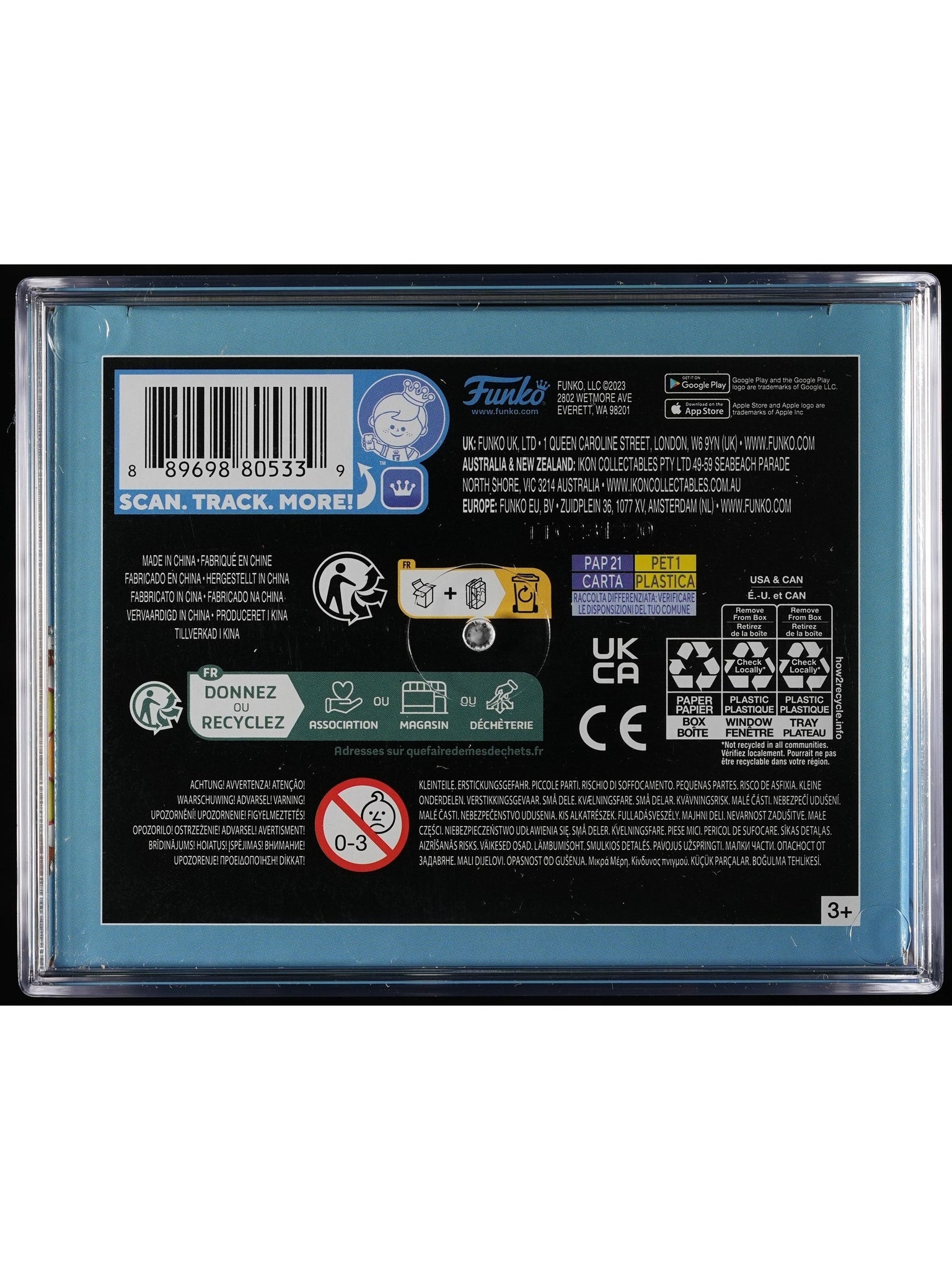 Funko Pop! WB 100th: Daffy Duck as Pennywise (PSA Graded) Vinyl Figure #199