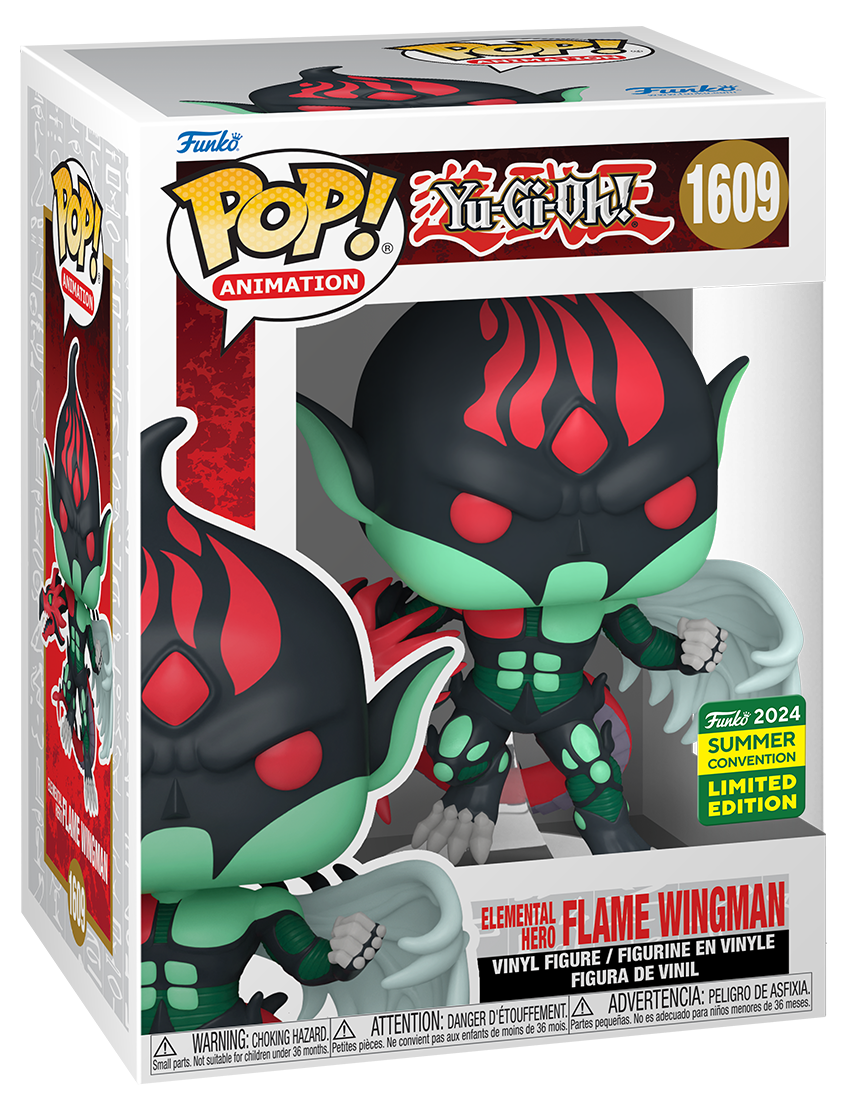 Funko Pop! Yu-Gi-Oh!: Elemental Hero Flame Wingman (2024 Summer Convention) Vinyl Figure #1609