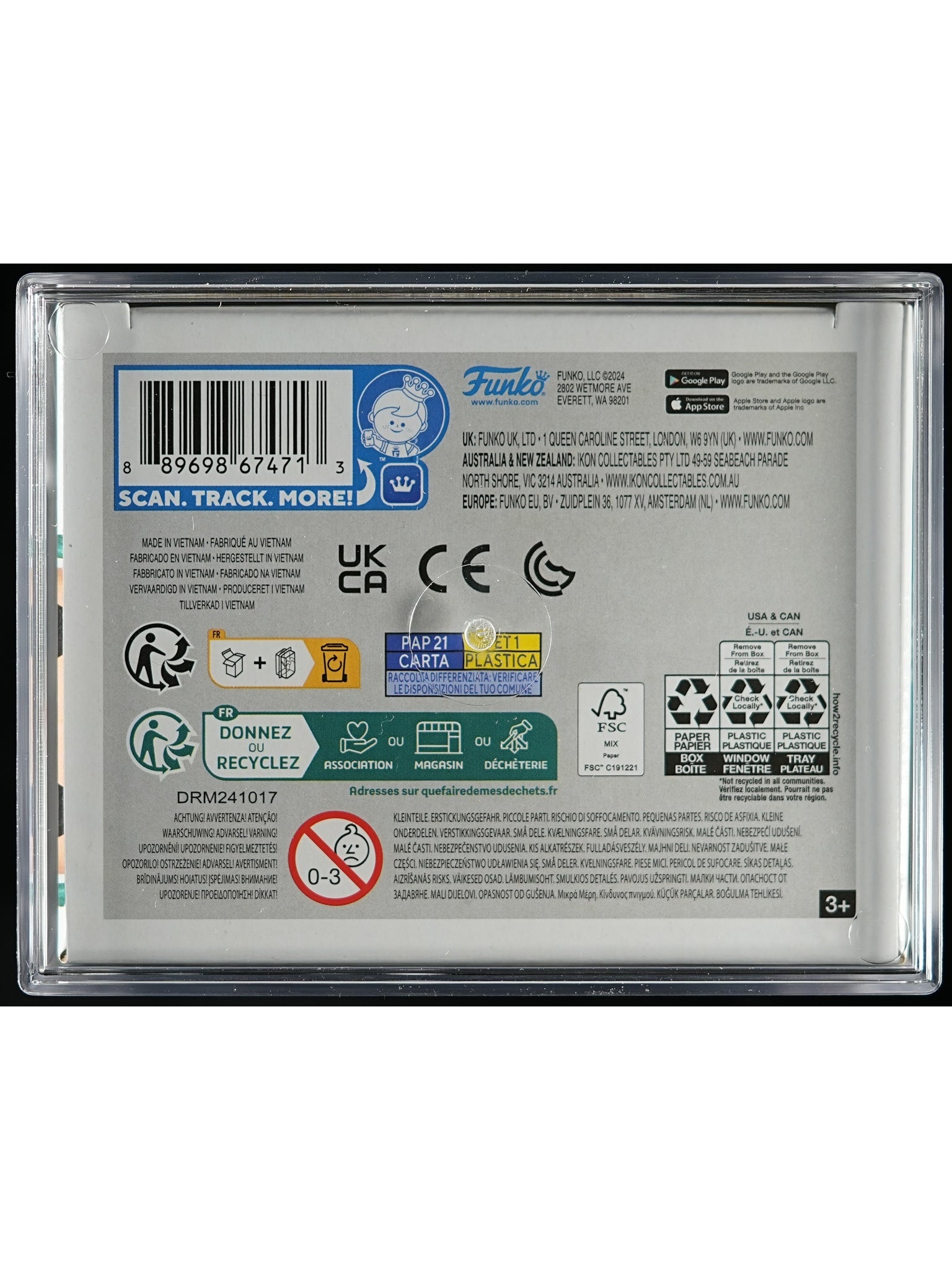 Funko Pop! NFL Miami Dolphins: Dan Marino PSA Graded Vinyl Figure #215 Cert #02205725