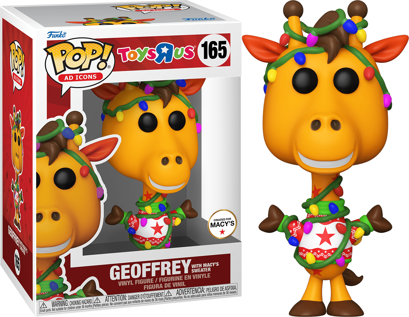 Funko Pop! Toys R Us: Geoffrey With Macy's Sweater (Macy's) Vinyl Figure #165