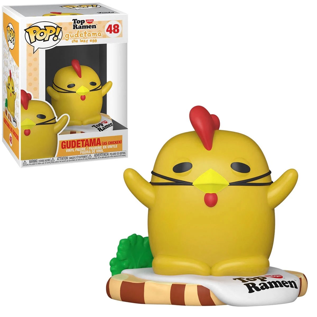 Funko Pop! Top Ramen: Gudetama (As Chicken) Vinyl Figure #48