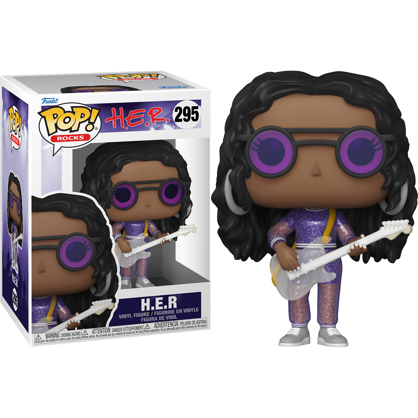 Funko Pop! Vinyl H.E.R: H.E.R with Guitar Vinyl Figure #295
