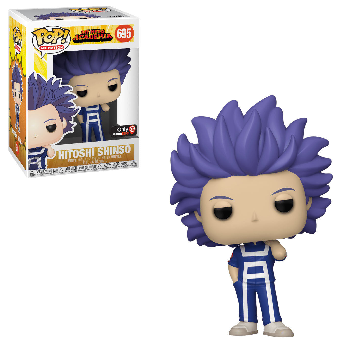 Funko Pop! My Hero Academia: Hitoshi Shinso (GameStop) Vinyl Figure #695