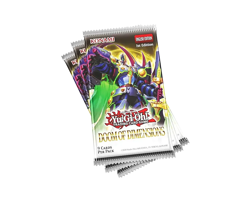 Konami Yu-Gi-Oh! TCG: Doom of Dimensions Booster Box (24 Packs)