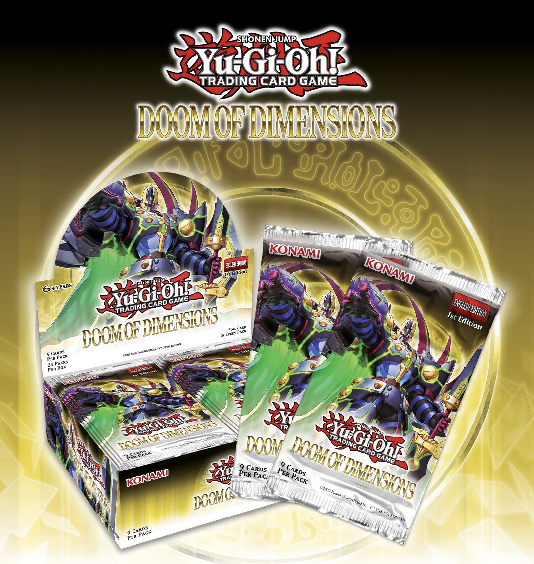 Konami Yu-Gi-Oh! TCG: Doom of Dimensions Booster Pack (9 Cards)
