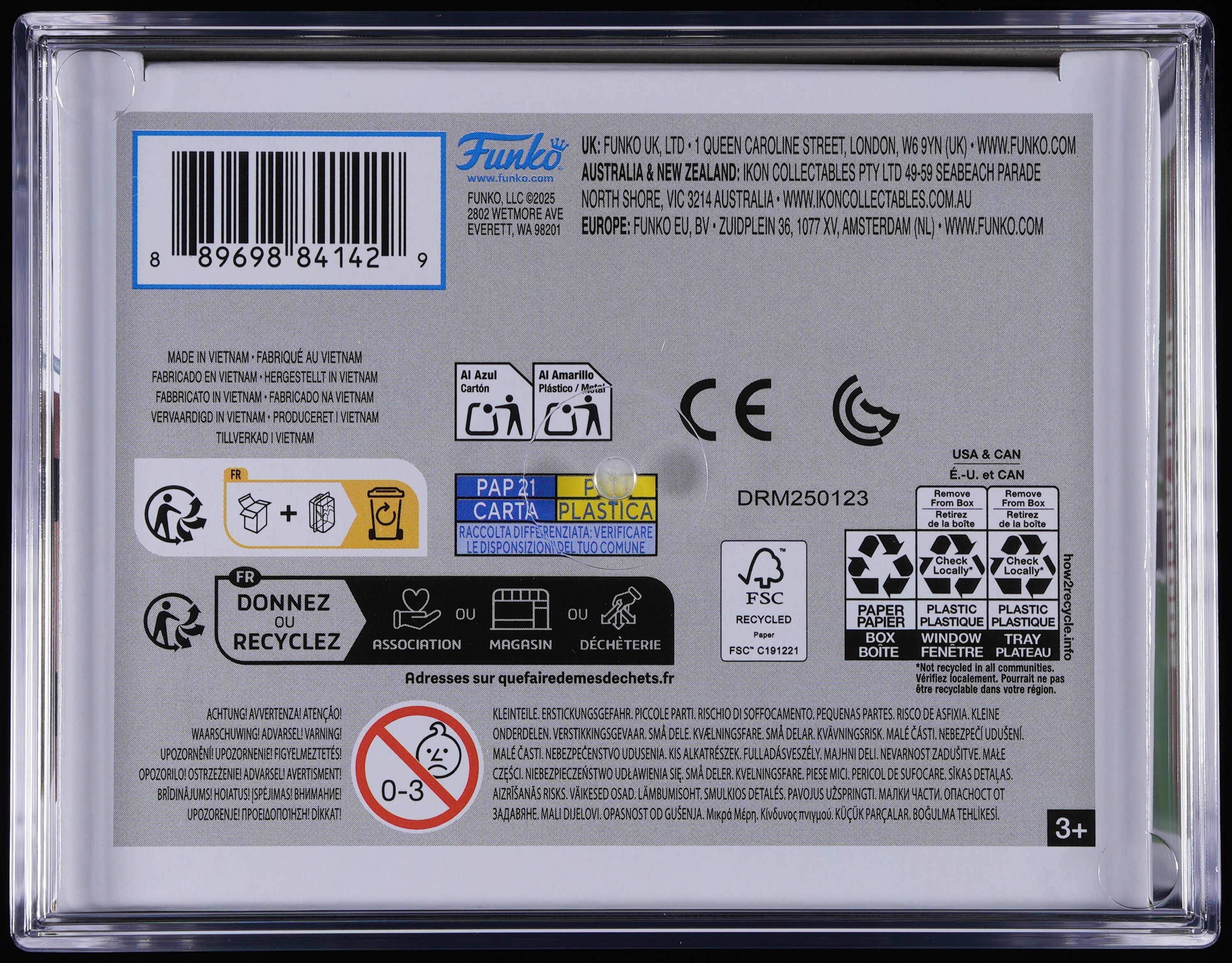 Funko Pop! PSA Graded Sun Day Red: Tiger Woods PSA Graded 8.5 NM-MT+ Vinyl Figure #05 Cert #02111772