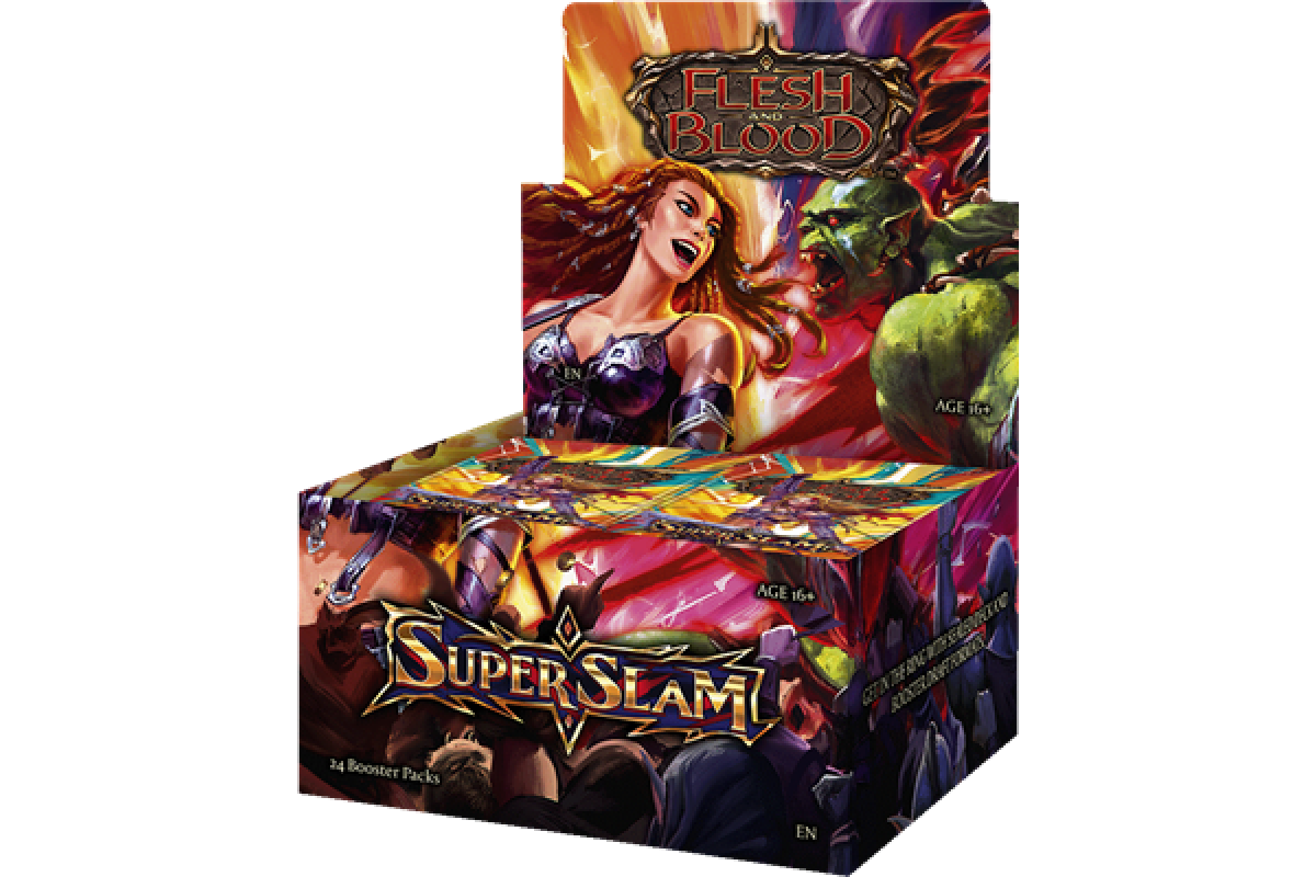 Legend Story Studios Flesh & Blood TCG: Super Slam Booster Box (24 Packs)