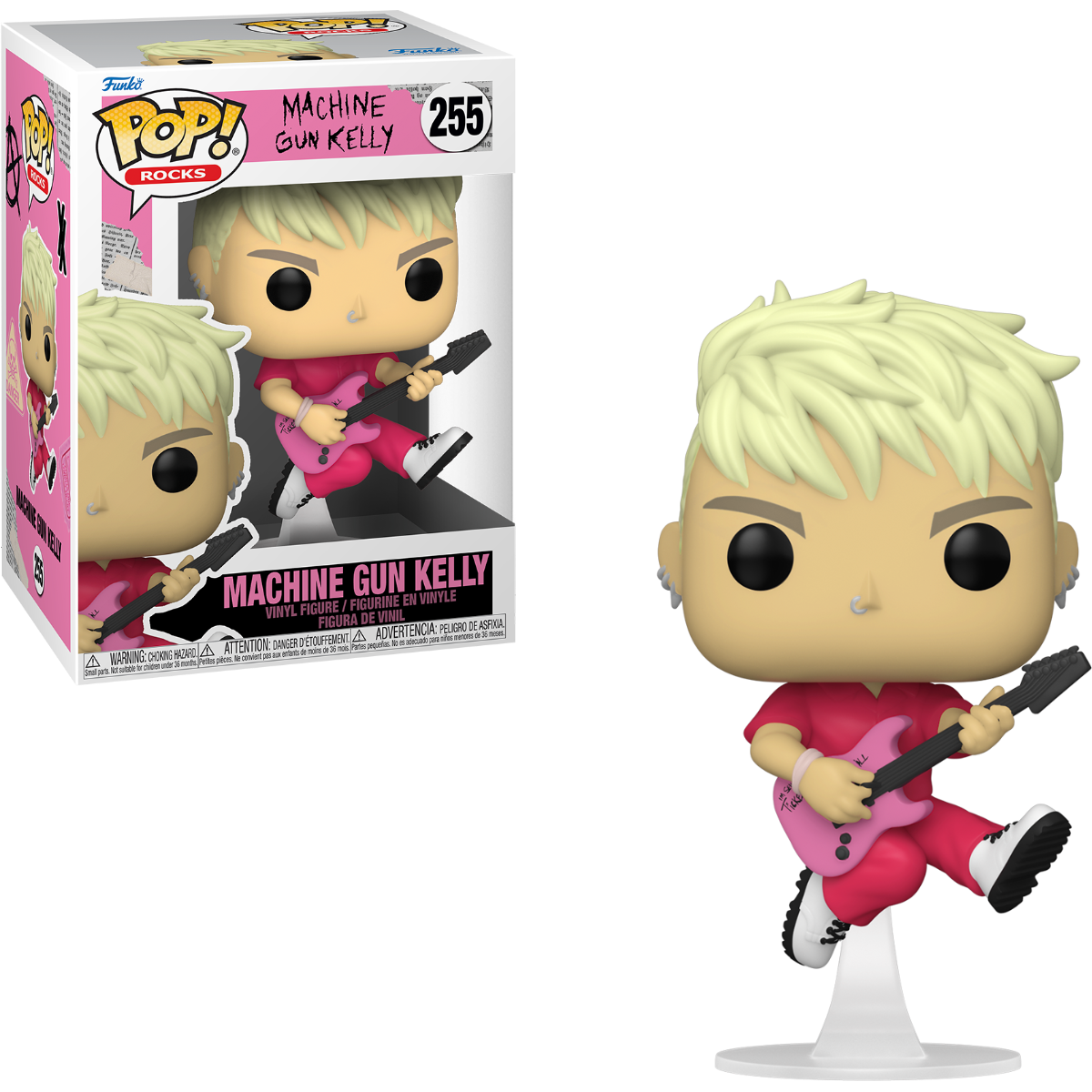 Funko Pop! Vinyl Machine Gun Kelly: Machine Gun Kelly in Pink Vinyl Figure #255