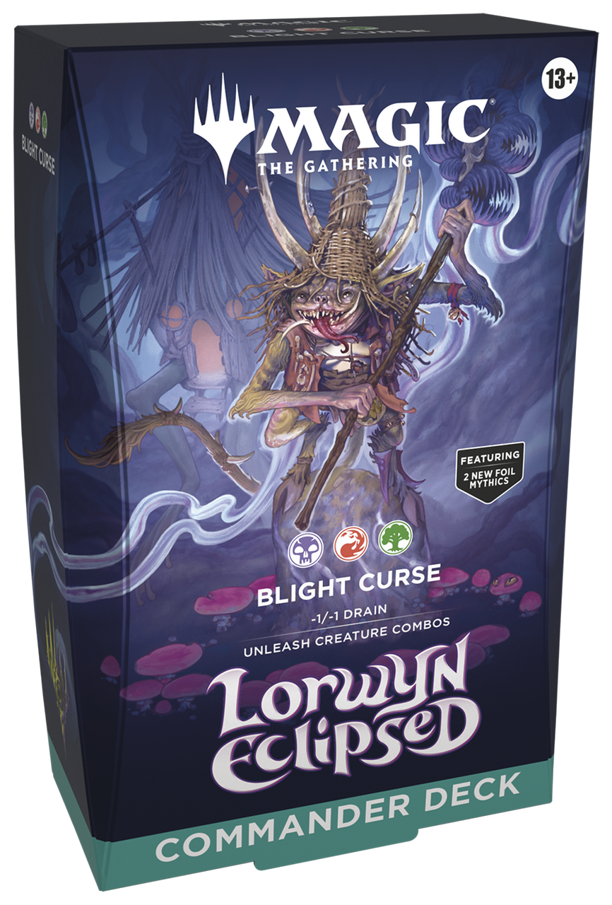Magic The Gathering: Lorwyn Eclipsed - Blight Curse Commander Deck
