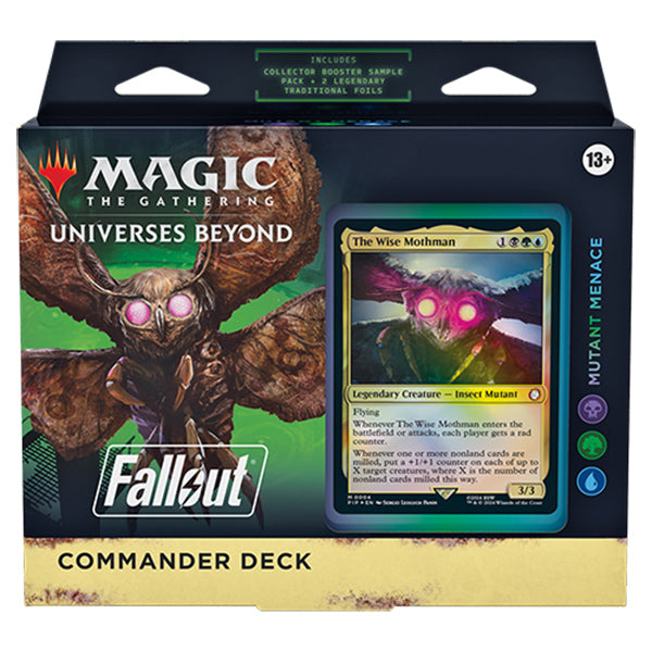 Magic the Gathering: Fallout Commander Deck Display (4 Decks)