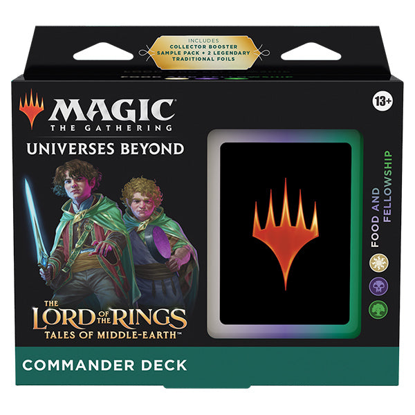 Magic the Gathering: Lord of the Rings Tales of Middle-Earth Commander Deck Display (4 Decks)