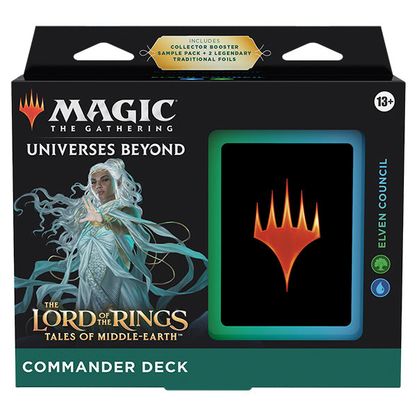Magic the Gathering: Lord of the Rings Tales of Middle-Earth Commander Deck Display (4 Decks)