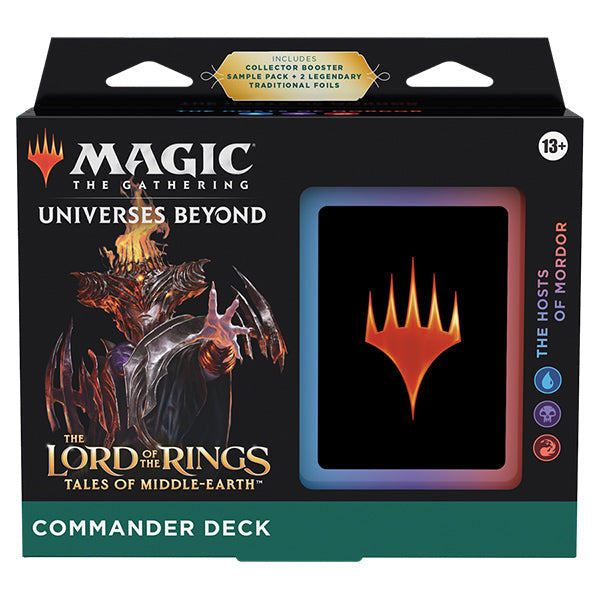 Magic the Gathering: Lord of the Rings Tales of Middle-Earth Commander Deck Display (4 Decks)