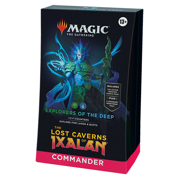mtg lost caverns commander decks Magic the Gathering: Lost Caverns of Ixalan Explorers of the Deep Comm – Boxed Vinyl