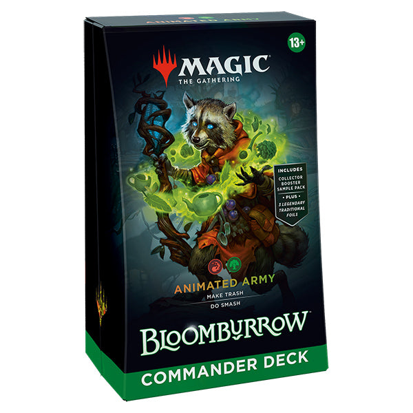Magic the Gathering TCG: Bloomburrow Commander Deck Display (4 Decks)