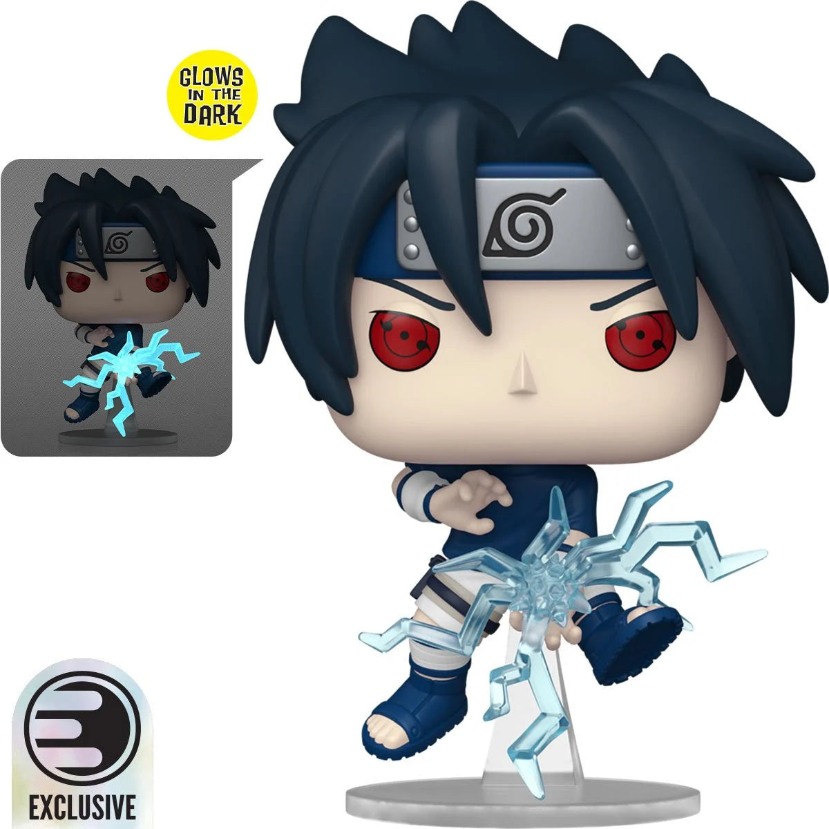 Naruto: Sasuke Uchiha Chidori Glow in the Dark EE Exclusive Vinyl Figure #1969