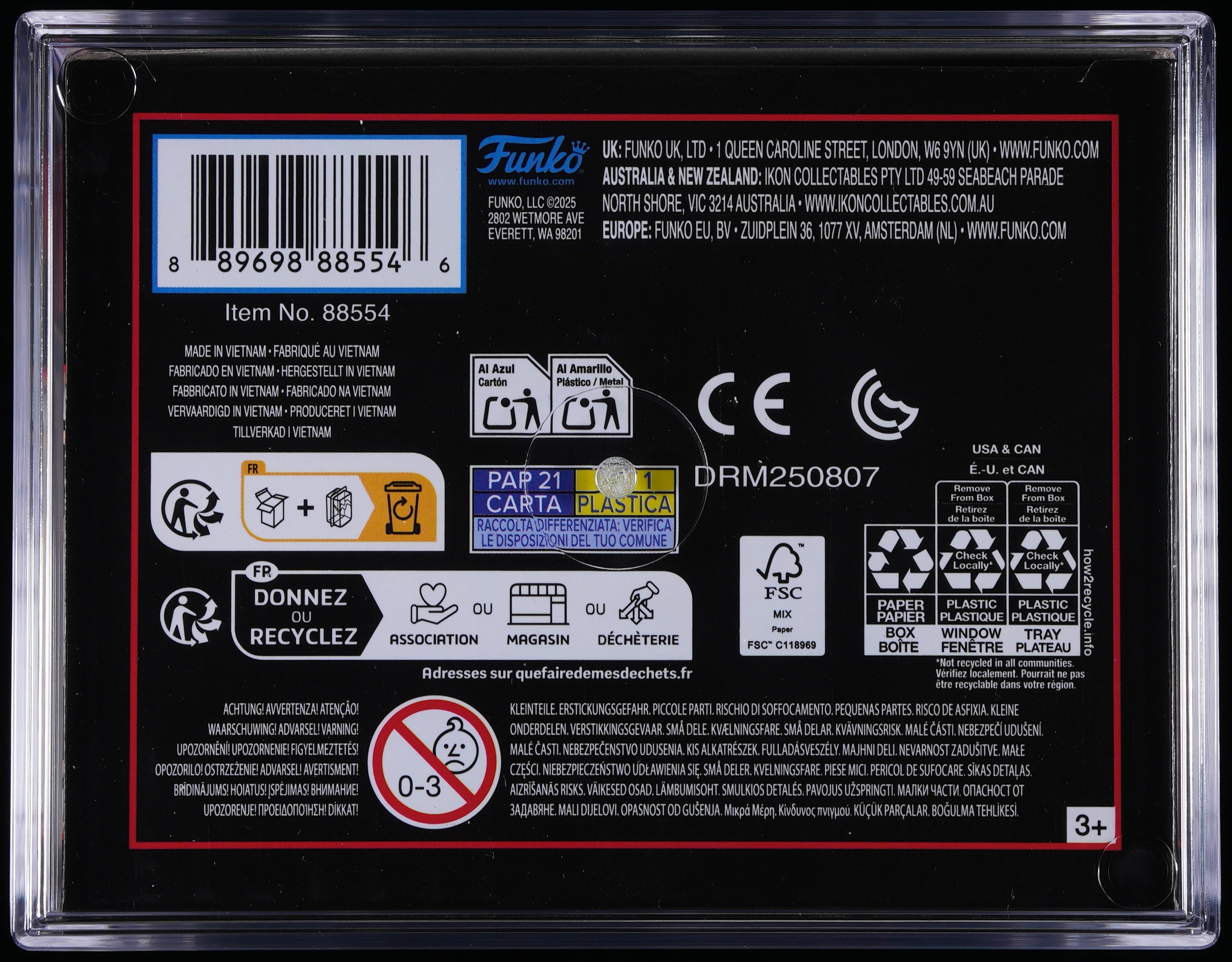 Funko Pop! PSA Graded Friday the 13th: Jason PSA Graded 9 MINT Vinyl Figure #1964 Cert #02211336