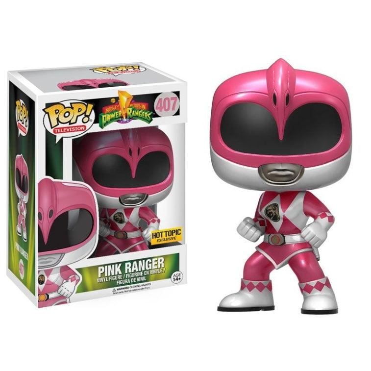 Funko Pop! Mighty Morphin' Power Rangers: Pink Ranger (HT) Vinyl Figure #407