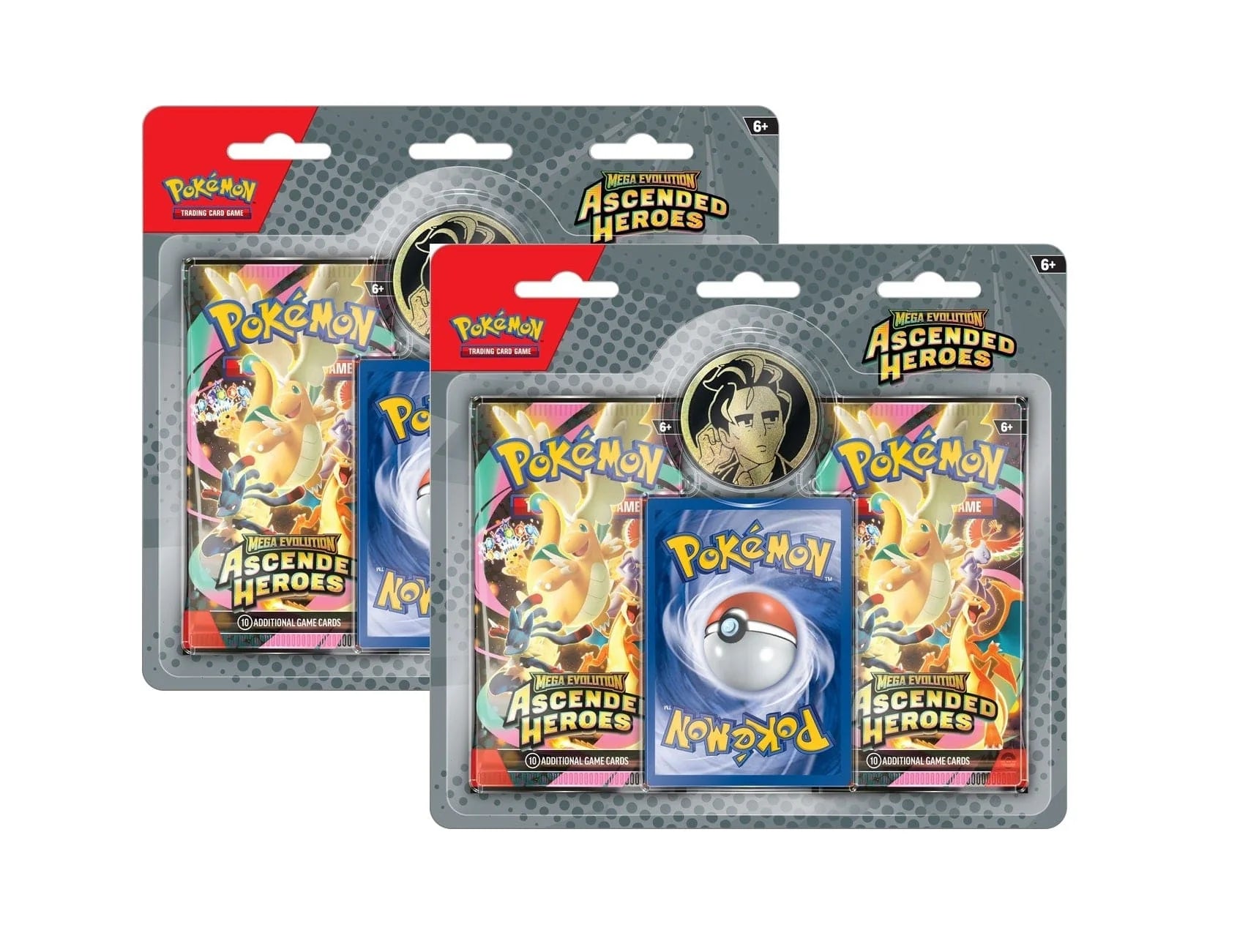 Pokemon TCG: Ascended Heroes 2-Pack Collection Pack (Erika/Larry)