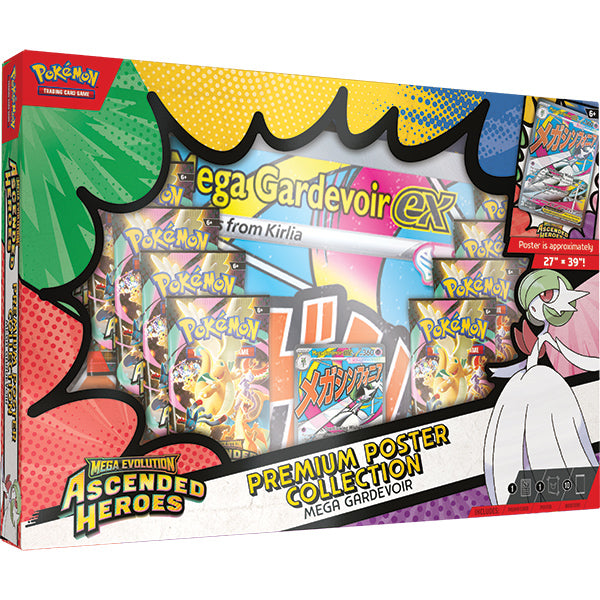 Pokemon TCG: Ascended Heroes Mega Gardevoir ex Premium Poster Collection Box
