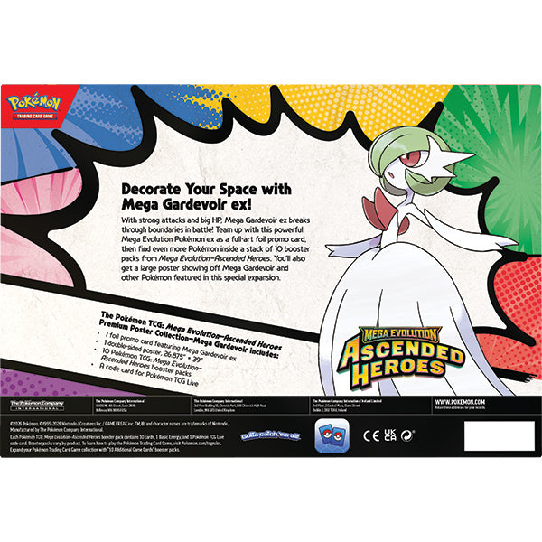 Pokemon TCG: Ascended Heroes Mega Gardevoir ex Premium Poster Collection Box