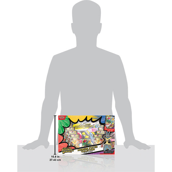 Pokemon TCG: Ascended Heroes Mega Lucario ex Premium Poster Collection Box
