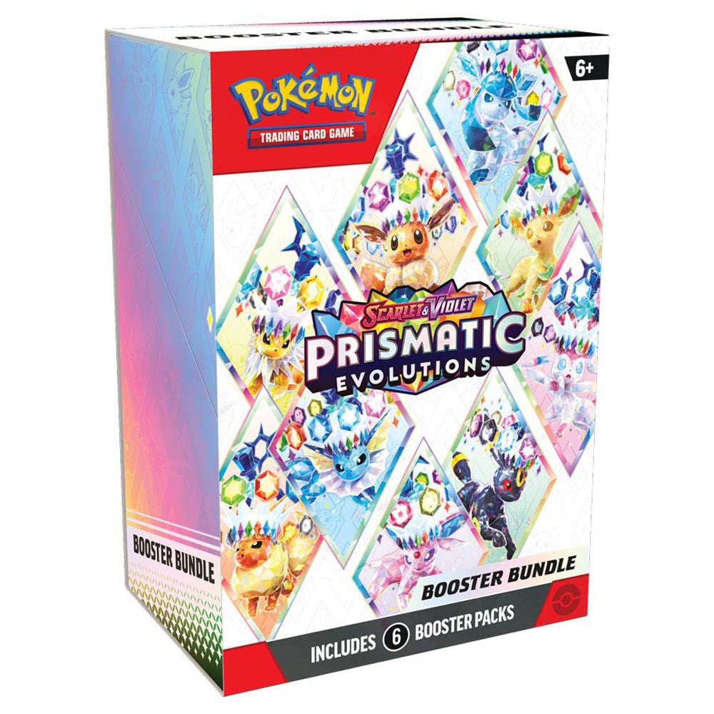 Pokemon TCG: Scarlet & Violet Prismatic Evolutions Booster Bundle (6 Packs)