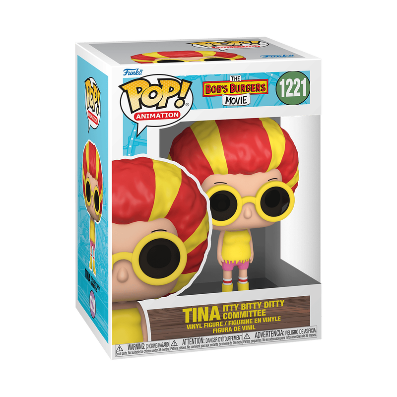 Funko Pop! The Bob's Burgers Movie: Band Tina Itty Bitty Ditty Committee #1221 Vinyl Figure