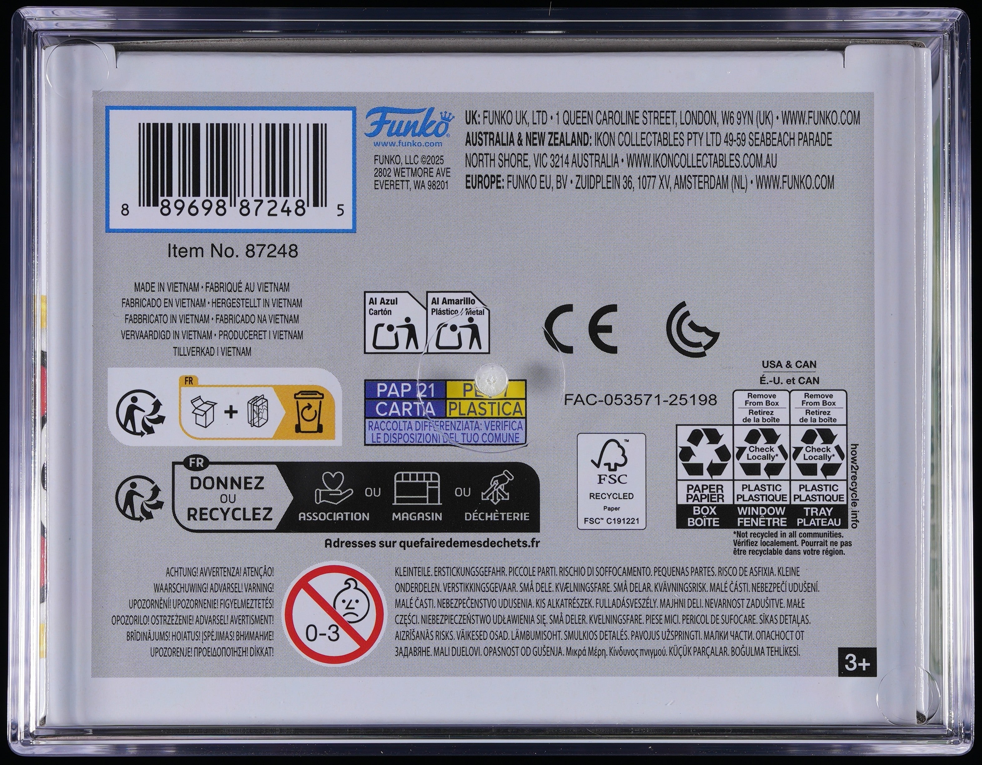 Funko Pop! PSA Graded Marvel Strange Tales: Ghost Rider (GITD Special Edition) PSA Graded 8.5 NM-MT+ Vinyl Figure #1559 Cert #01010023