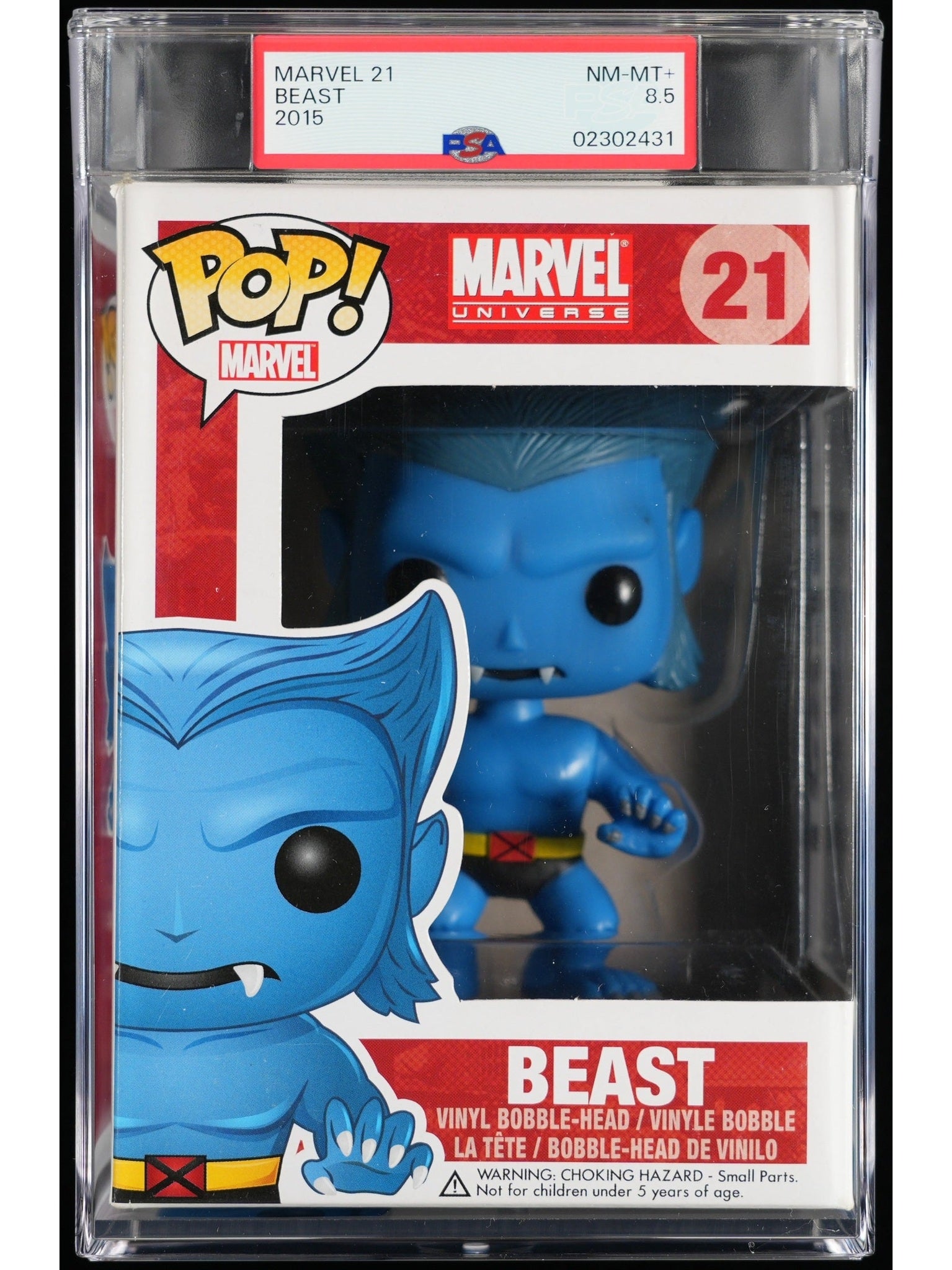 Funko Pop! Marvel Universe: Beast PSA Graded Vinyl Figure #21