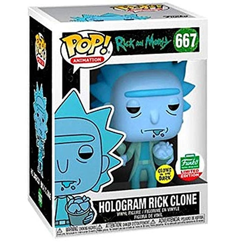 Rick & Morty: Hologram Rick with Bucket of Chicken Limited Edition Exclusive Vinyl Figure #667