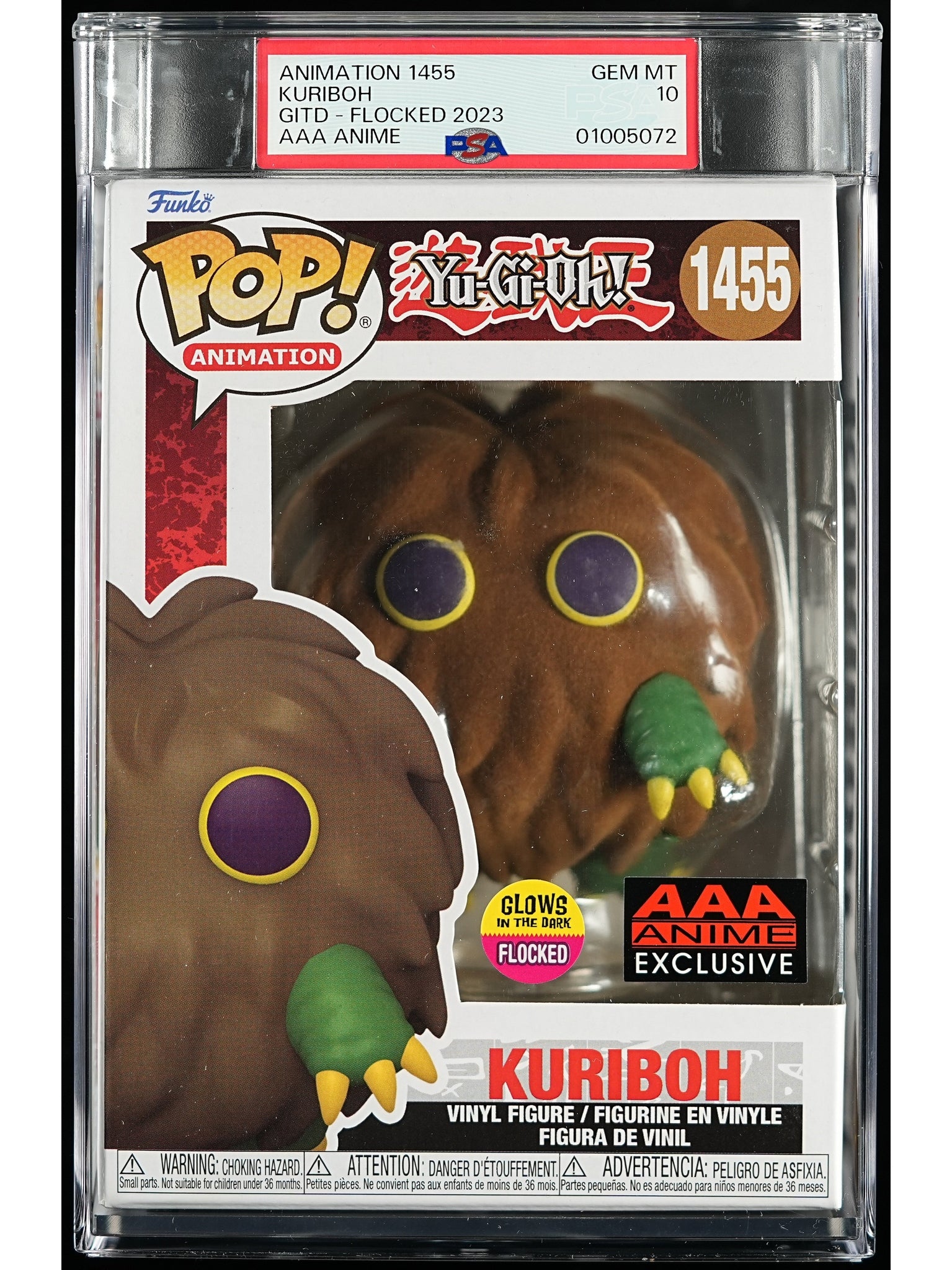 Funko Pop! Jujutsu Kaisen: Kuriboh PSA Graded Vinyl Figure #1455 Cert #01005072