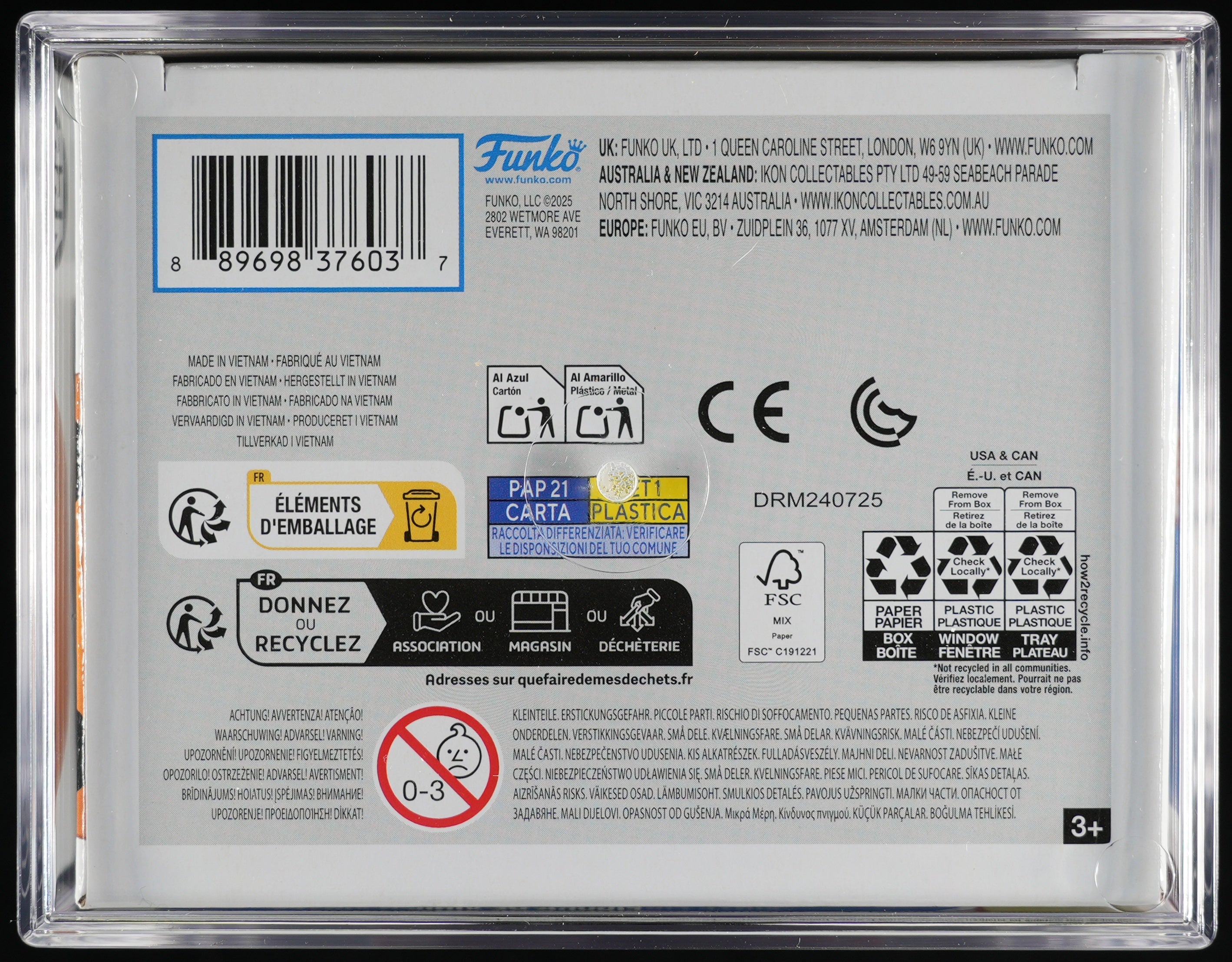 Funko Pop! PSA Graded Pokemon: Charmander PSA Graded 10 GEM MINT Vinyl Figure #455