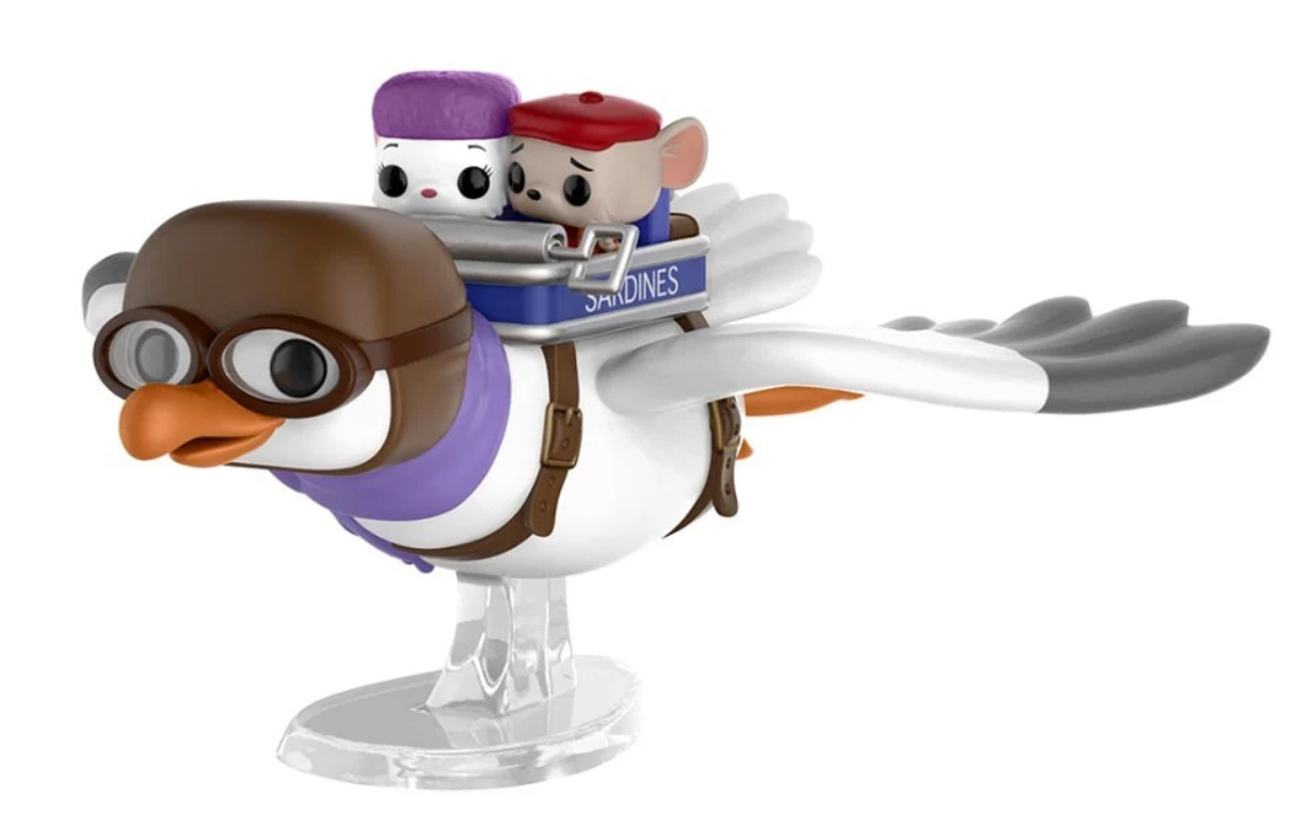 Disney The Rescuers: Orville with Miss Bianca and Bernard