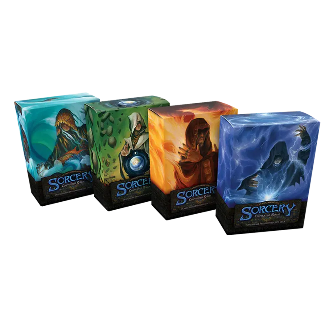Sorcery TCG: Contested Realm - Beta The Four Elements Preconstructed Deck Box (4 Decks)