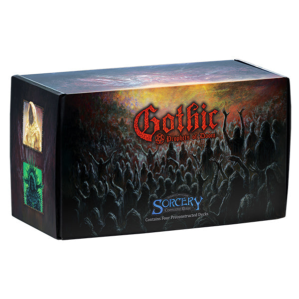 Sorcery TCG: Contested Realm - Gothic Prophets of Doom Preconstructed Deck Box (4 Decks)
