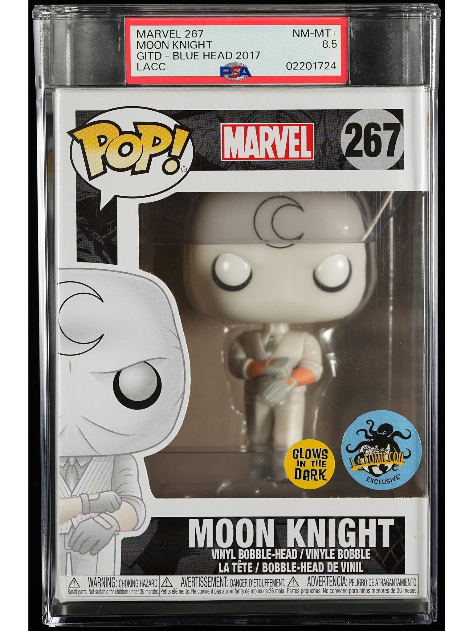 Funko Pop! Marvel: Moon Knight PSA Graded Vinyl Figure #267