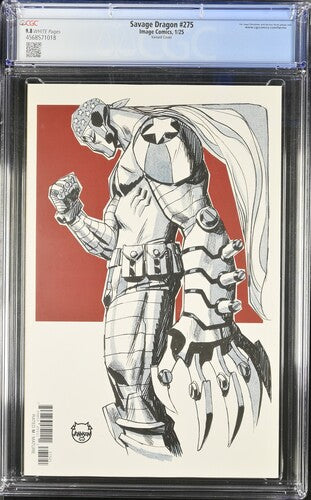 Savage Dragon 275 1/25 Image Comics Variant Cover CGC 9.8 Cert #4568571018