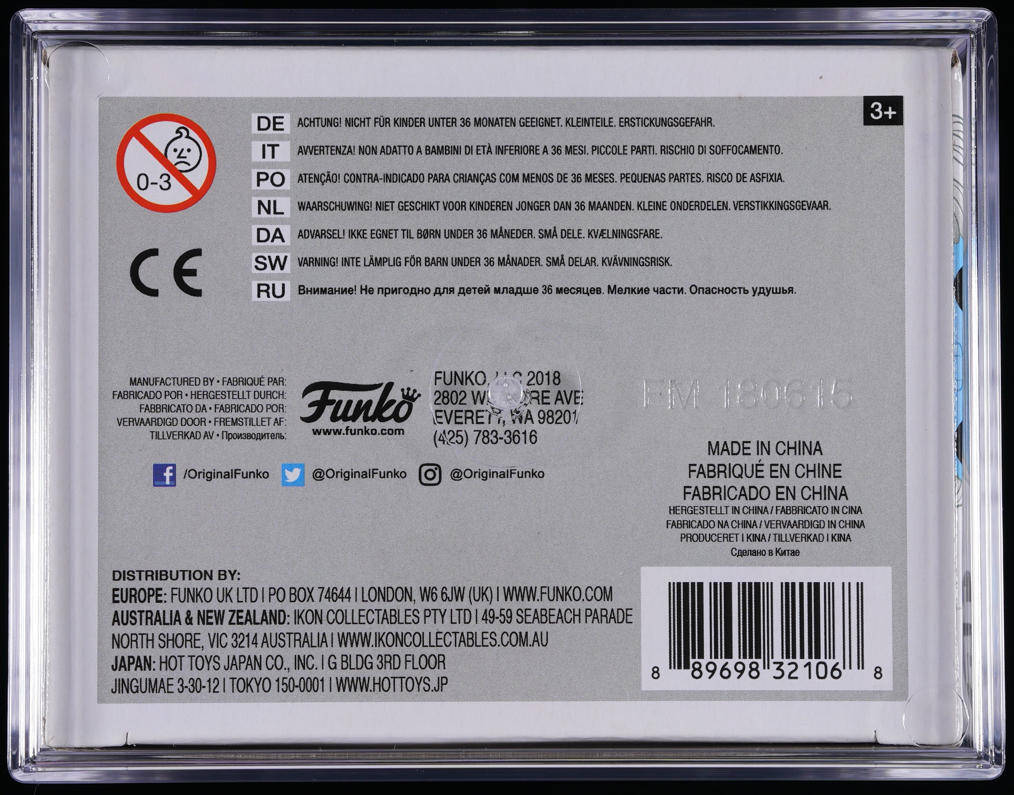 Funko Pop! PSA Graded Myths & Legends: Bigfoot Snowy (2018 Canadian Convention) PSA Graded 9 MINT Vinyl Figure #15 Cert #01008930