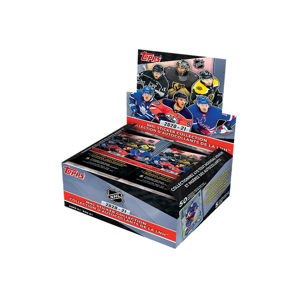 Topps: 2020-21 NHL Sticker Collection Box (50 Packs)