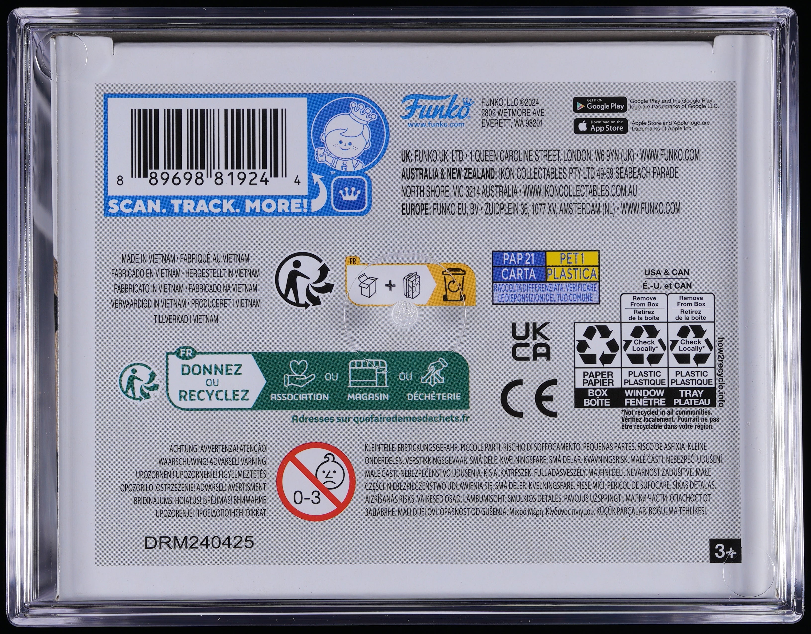 Funko Pop! PSA Graded Freddy Funko: Freddy as Captain Planet (2024 Funko Fundays) PSA Graded 8.5 NM-MT+ Vinyl Figure #SE Cert #01008922