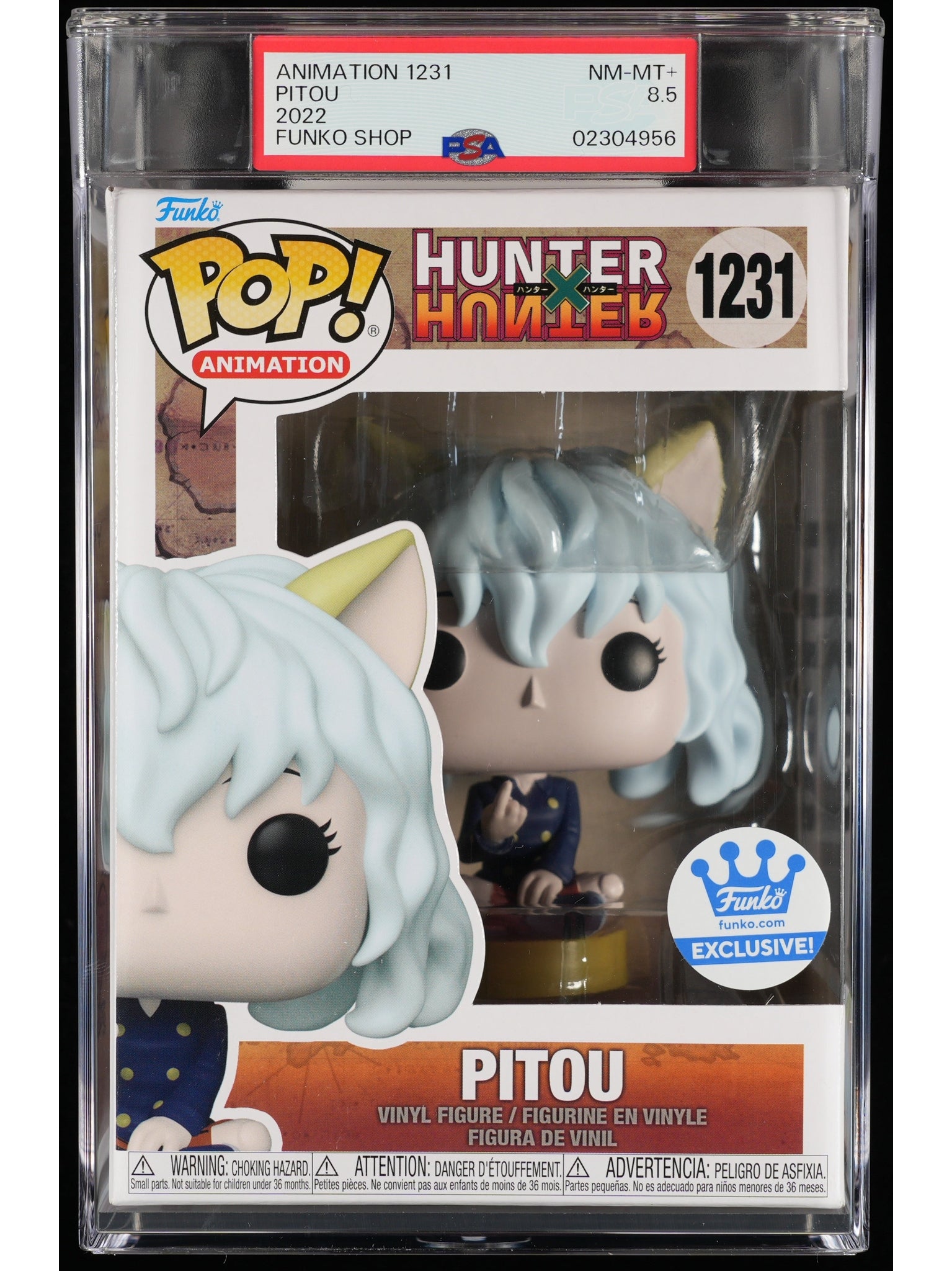 Funko Pop! Hunter x Hunter: Pitou PSA Graded Vinyl Figure #1231 Cert #02304956