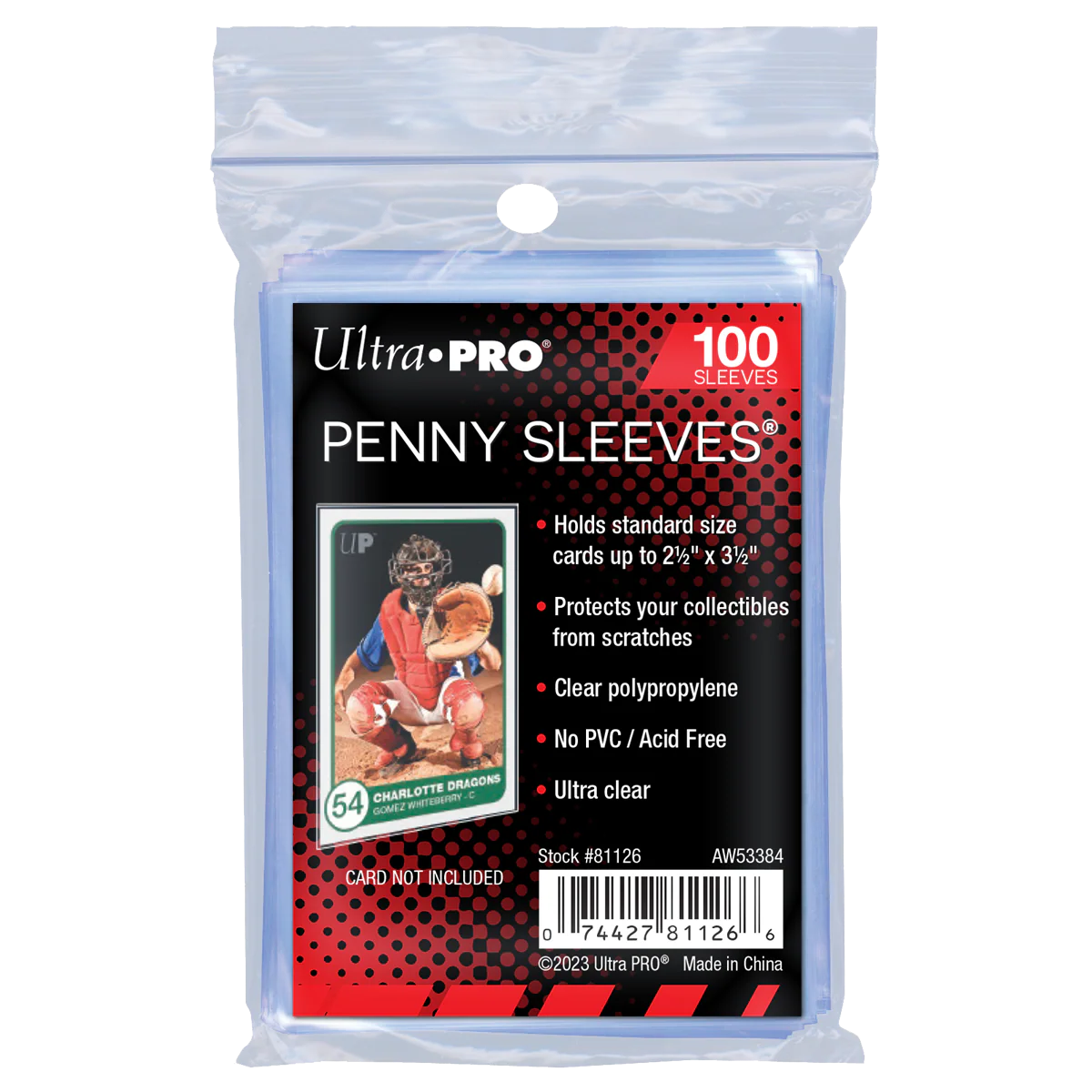 Ultra Pro: Standard Card Penny Sleeves (100 Pack)