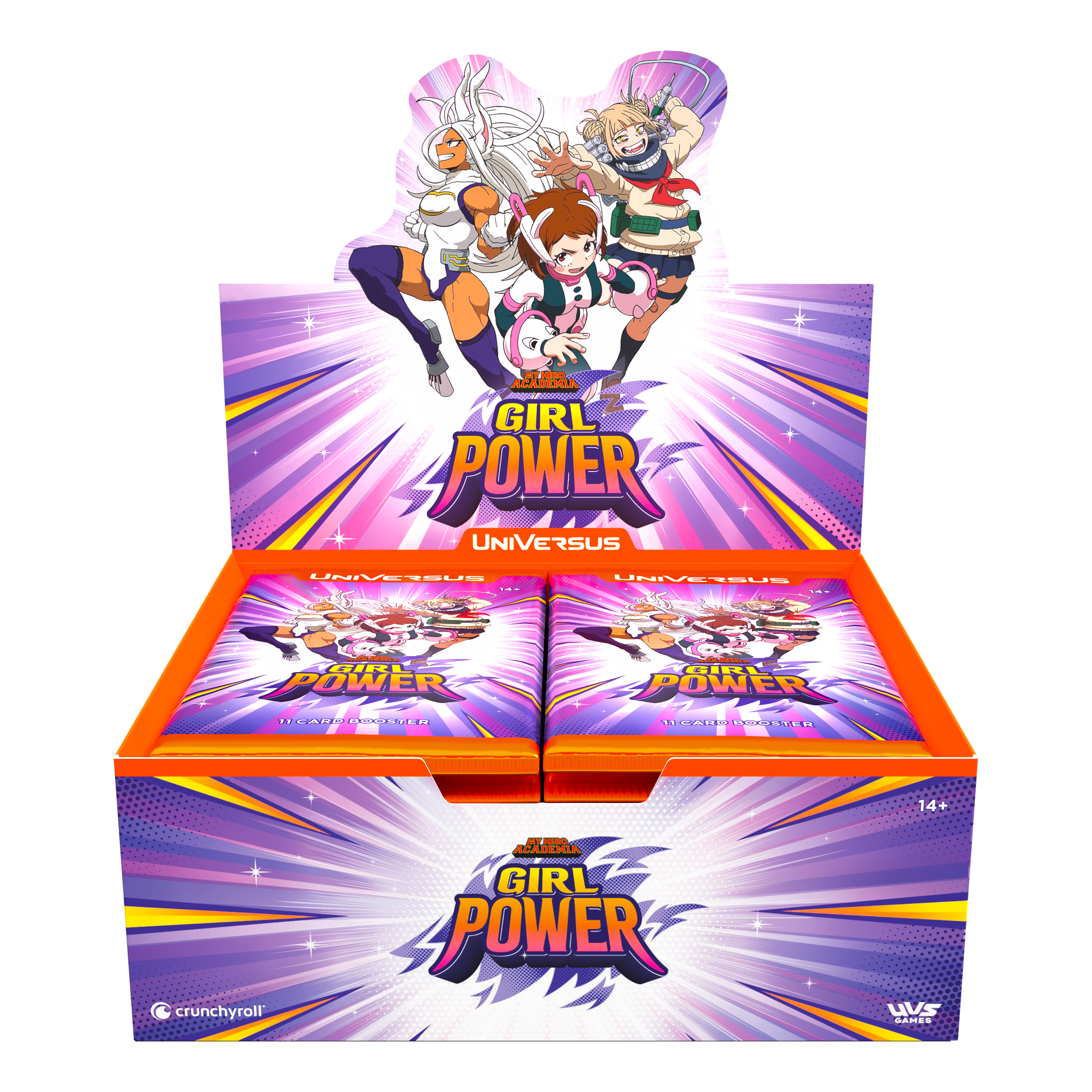 UniVersus CCG: My Hero Academia - Girl Power Booster Box (24 Packs) Boxed Vinyl - Premium Collectibles Store UniVersus CCG: My Hero Academia - Girl Power Booster Box (24 Packs) Boxed Vinyl - Premium Collectibles Store