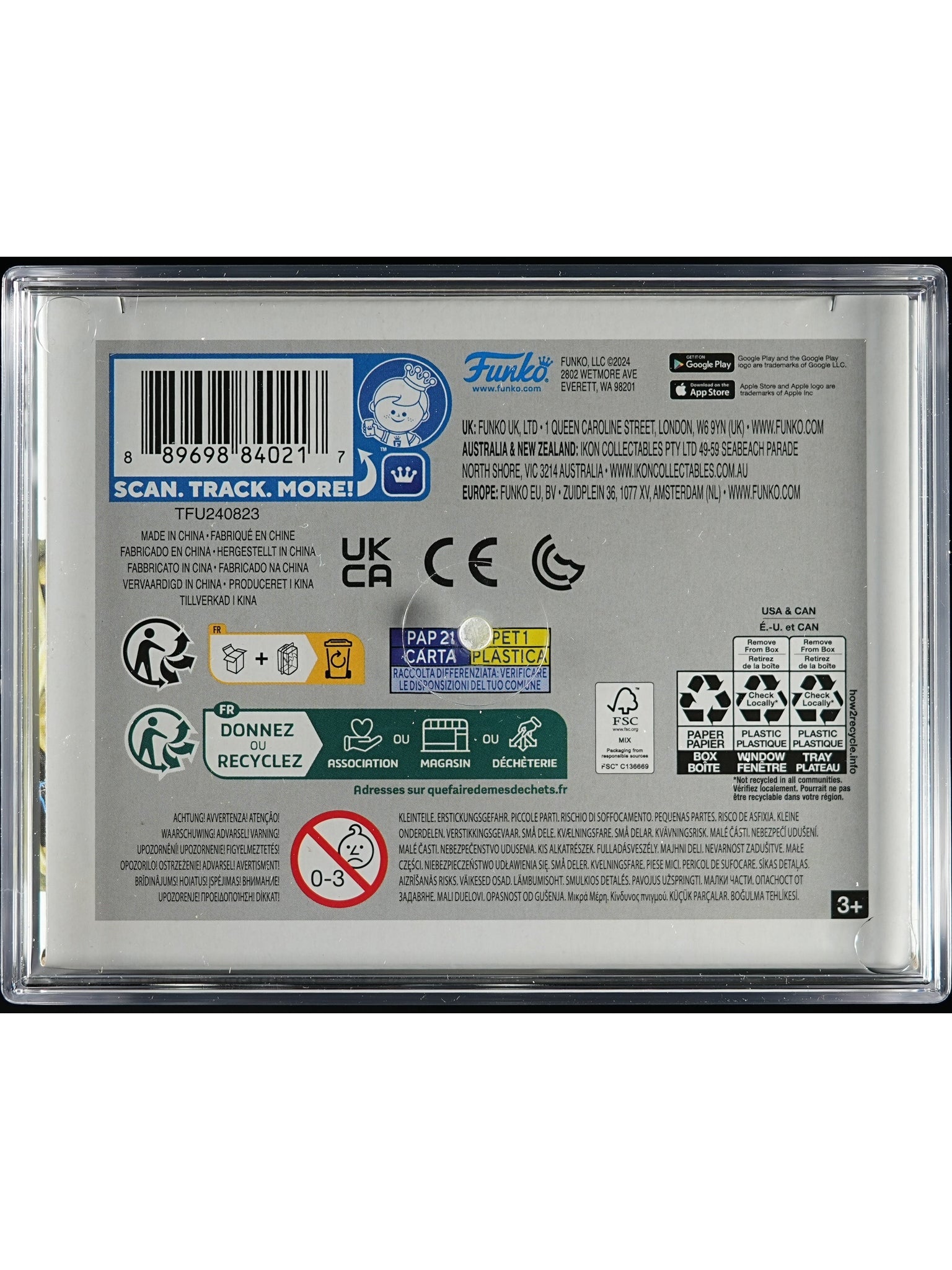 Funko Pop! Iron Maiden: Mummy Eddie PSA Graded Vinyl Figure #442 Cert #01005879