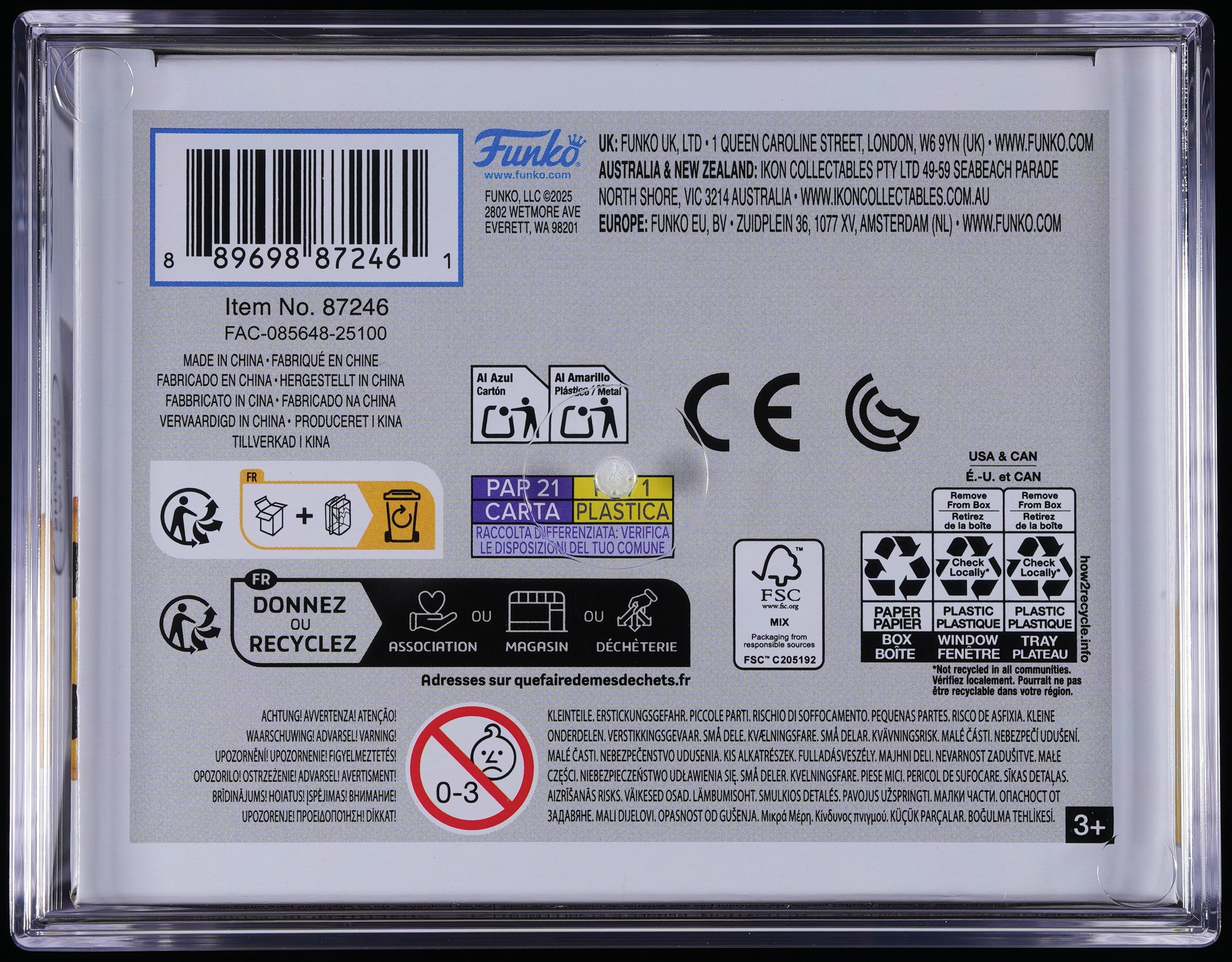 Funko Pop! PSA Graded The Simpsons: Bart Simpson (Special Edition) PSA Graded 10 GEM MINT Vinyl Figure #1742 Cert #02210560