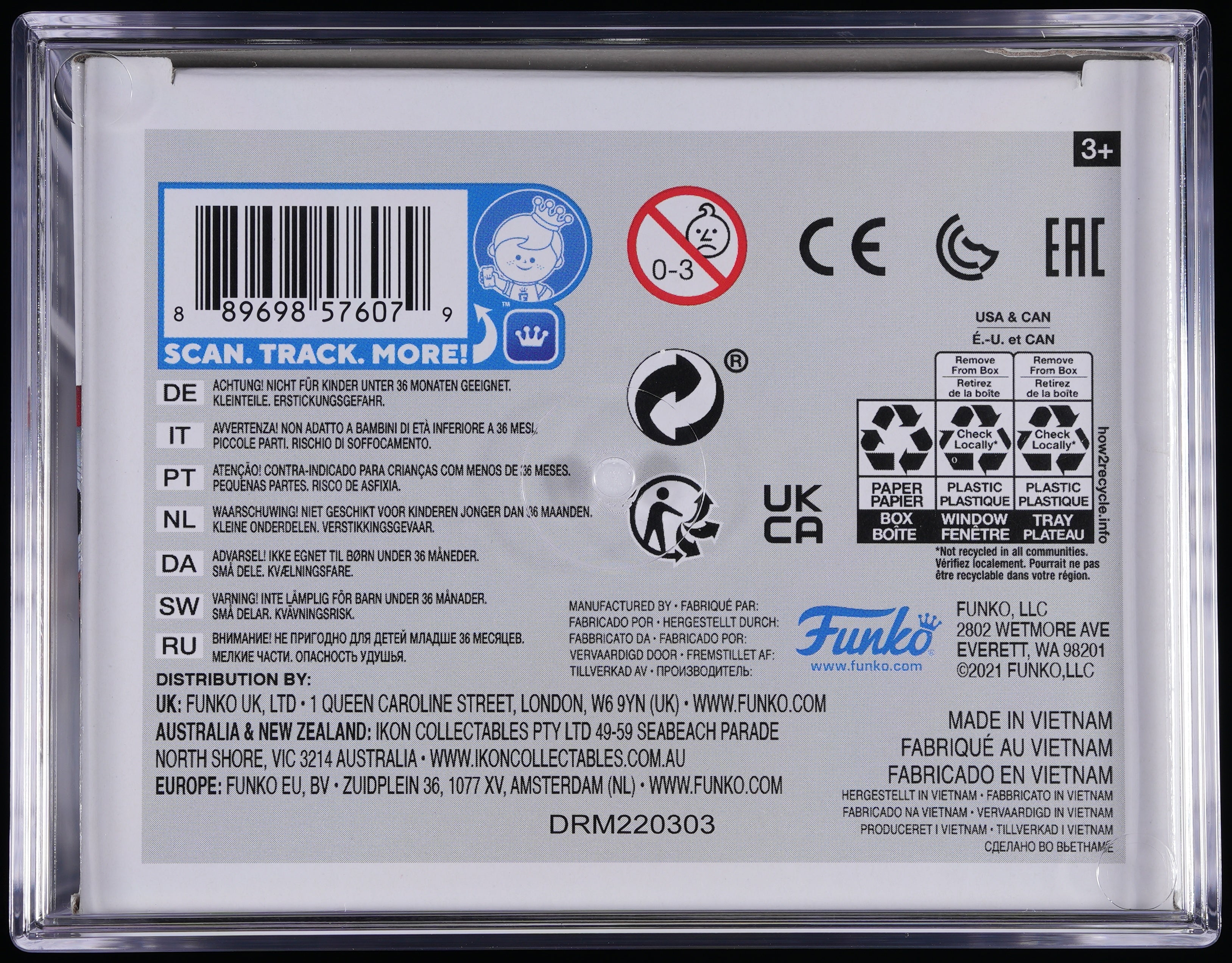 Funko Pop! PSA Graded Iron Maiden: Stranger in a Strange Land Eddie PSA Graded 8.5 NM-MT+ Vinyl Figure #248 Cert #01008931