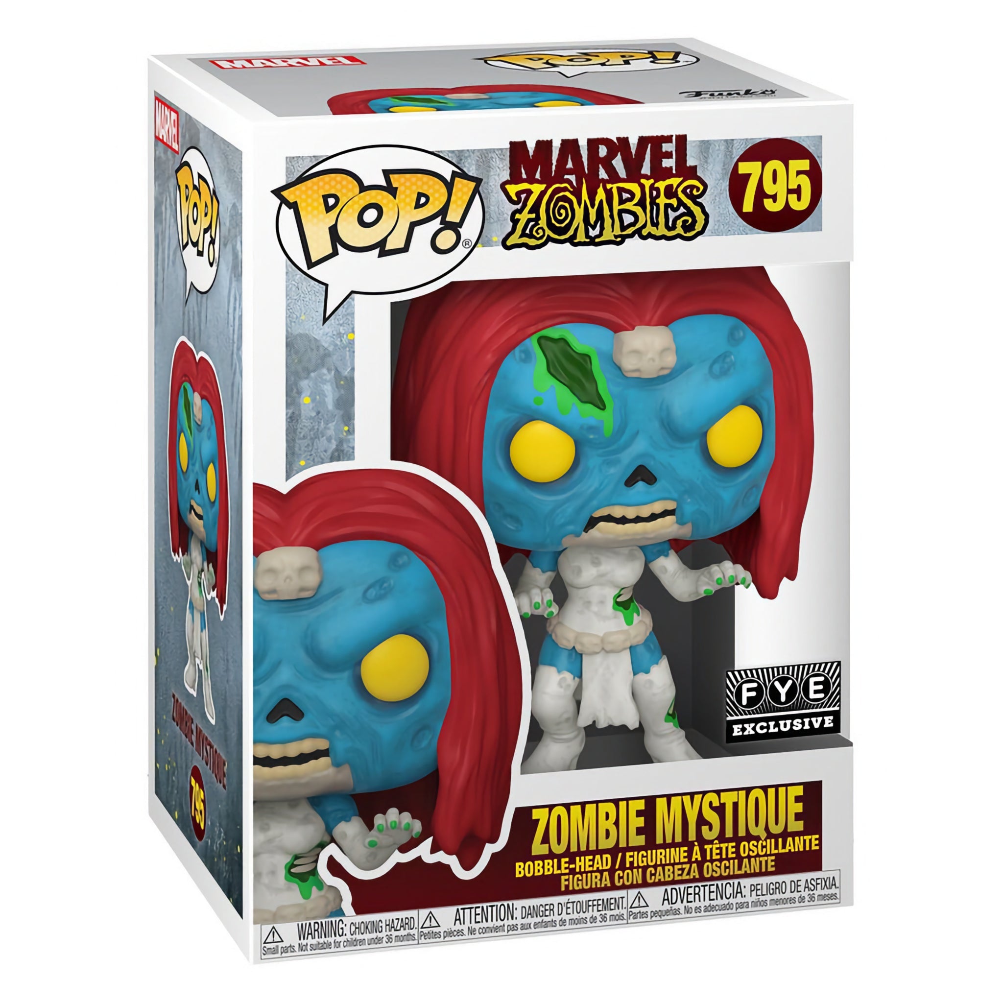 Funko Pop! Marvel Zombies: Mystique #795 FYE Exclusive Vinyl Figure
